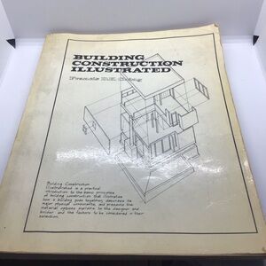 Building Construction Illustrated 1975 Comprehensive Architecture Book F. Ching